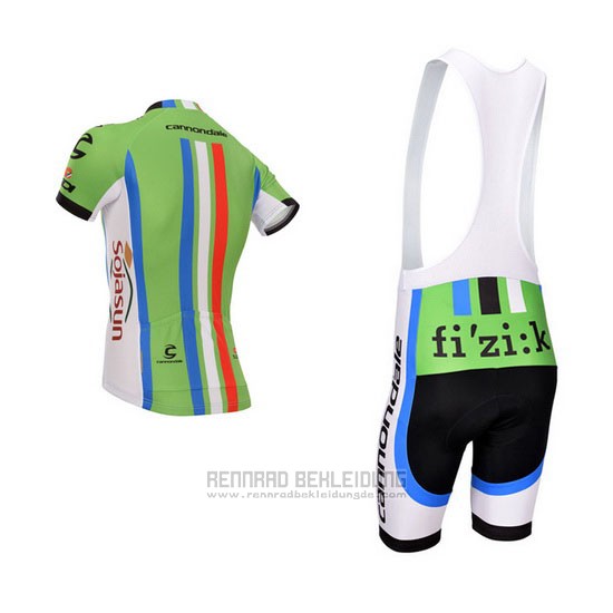 2014 Fahrradbekleidung Cannondale Champion Nuova Zelanda Trikot Kurzarm und Tragerhose